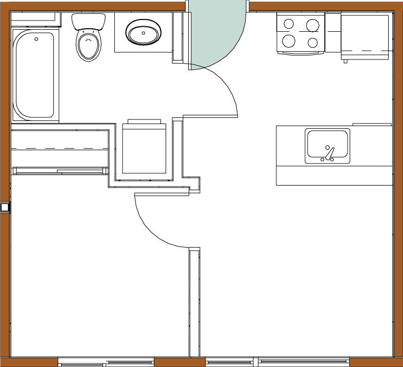 The Sellina, 1 Bedroom, Island- Floorplan.png