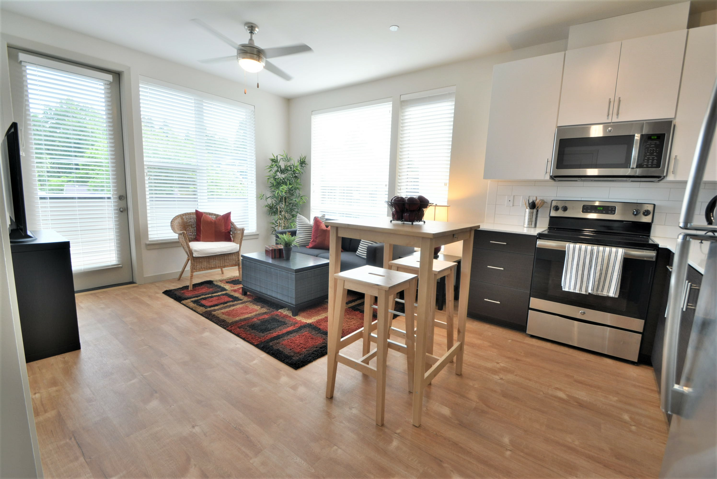 Urbanaire, 1 Bedroom, Galley - Kitchen and Living.JPG