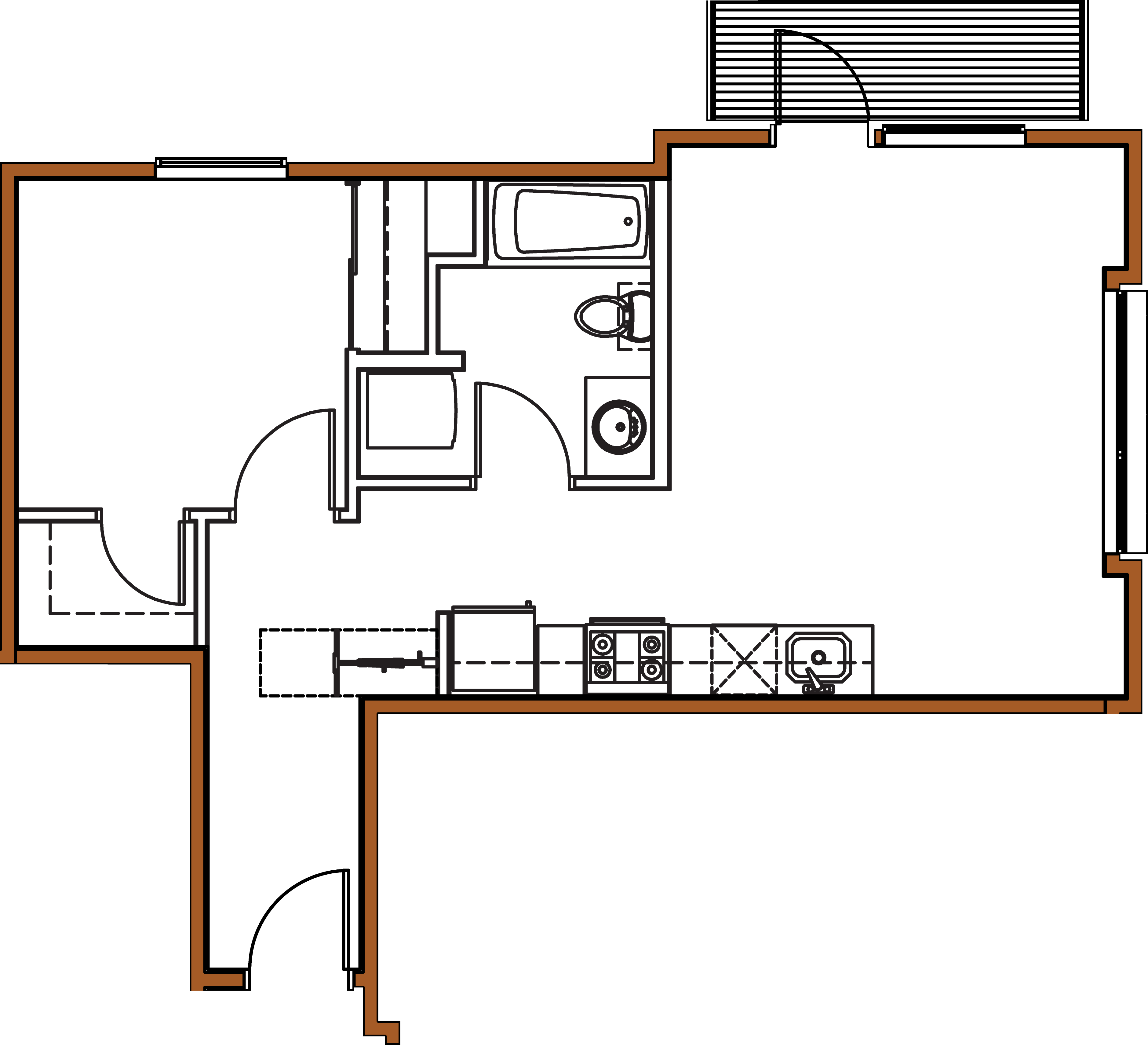 Ankeny Street, 1 bedroom, Galley - Floorplan.png