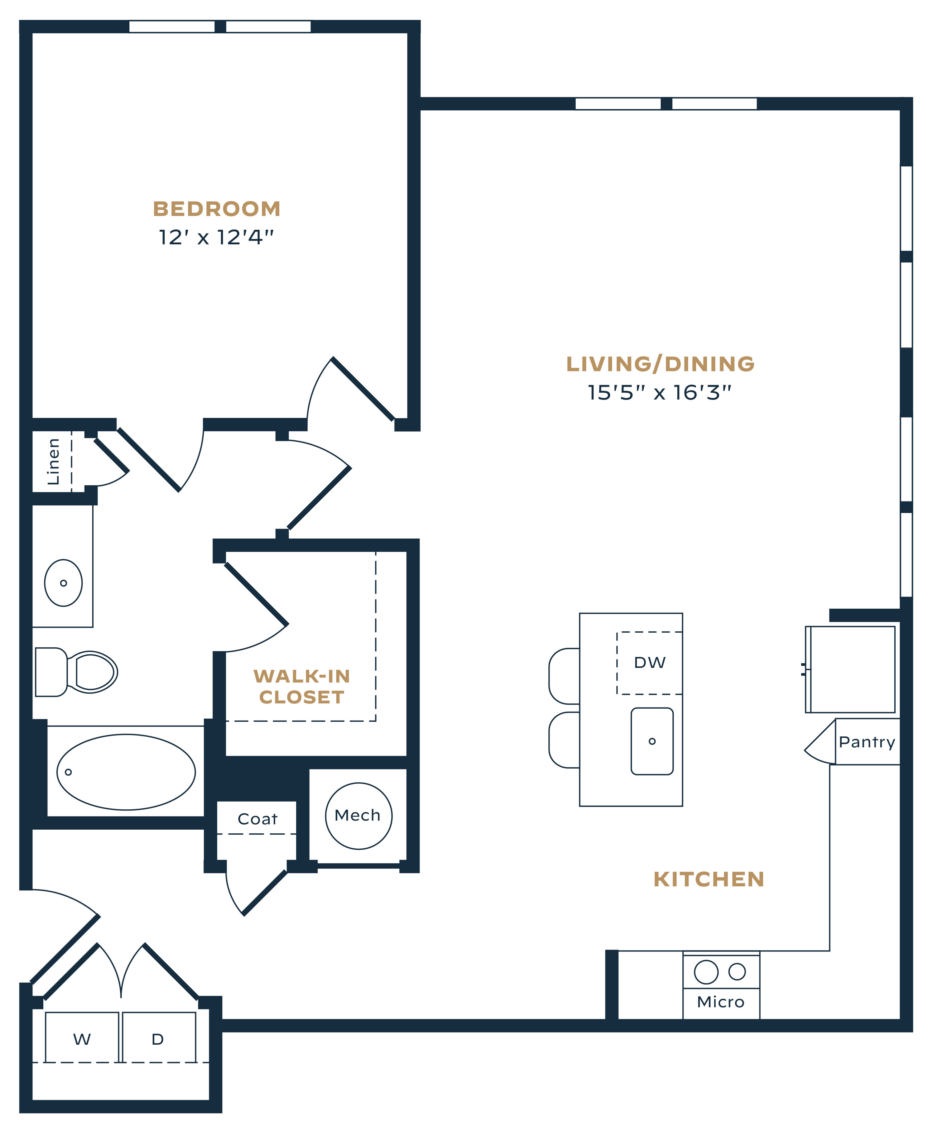 1 Bedroom Apartment – 19025 Stuebner Airline Rd. #939, Spring, TX