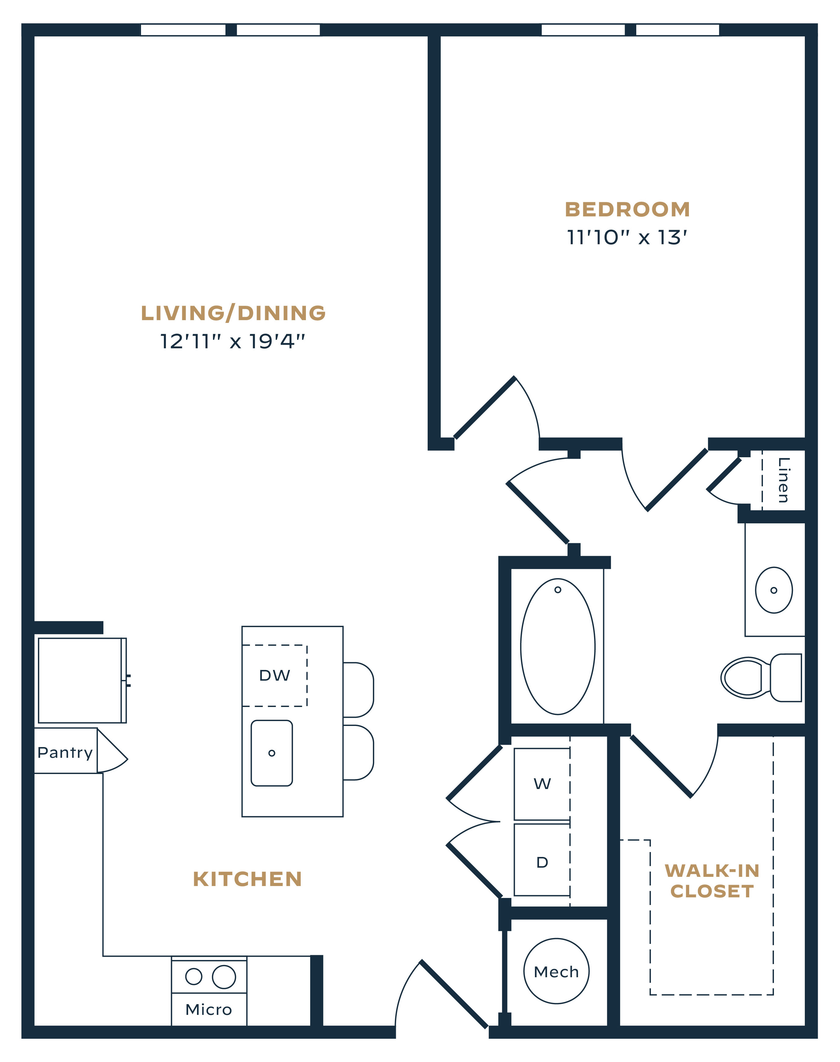 1 Bedroom Apartment – 19025 Stuebner Airline Rd. #925, Spring, TX