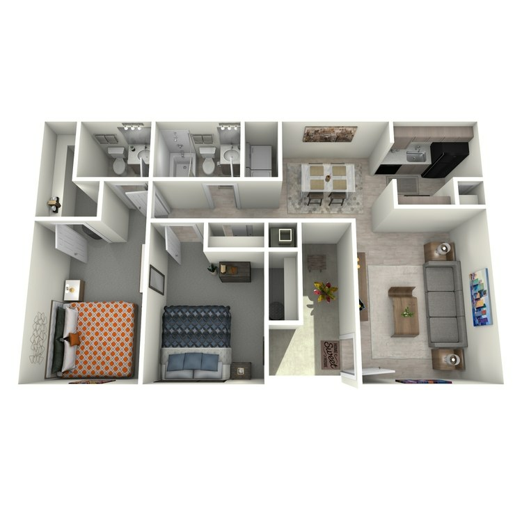 2 Bedroom Apartment – 2001 Burke Road #84-RENO, Pasadena, TX
