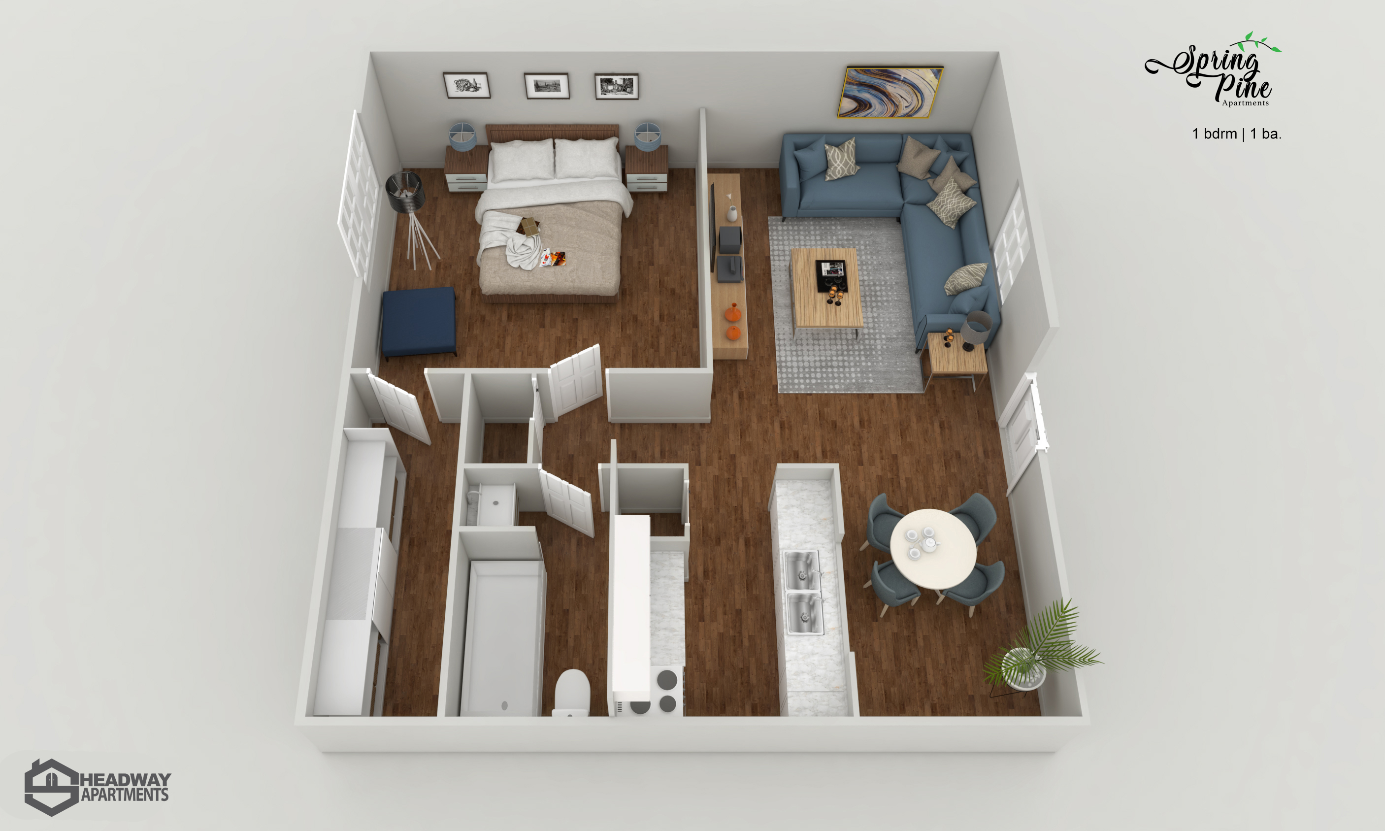 1 bedroom 1 bath-2-Spring Pine Apartments_Houston_Headway Apartments.jpg