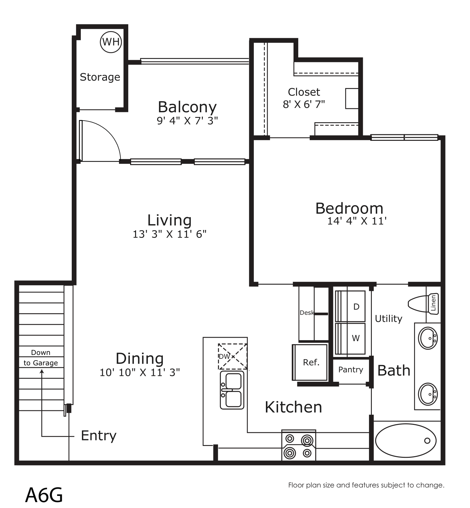 1 Bedroom Apartment – 24151 Bella Dolce Lane #410, Katy, TX