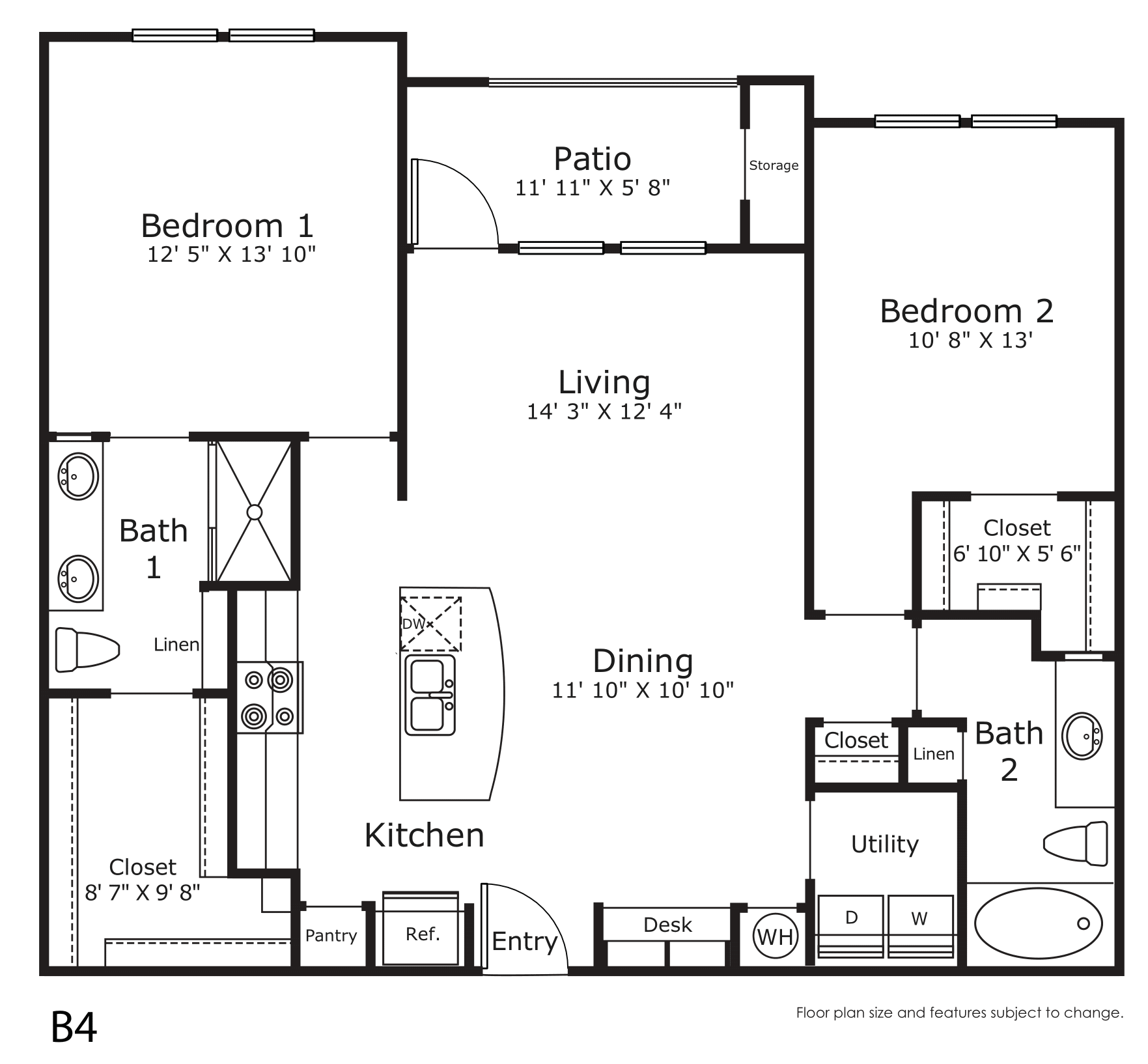2 Bedroom Apartment – 24151 Bella Dolce Lane #33002, Katy, TX