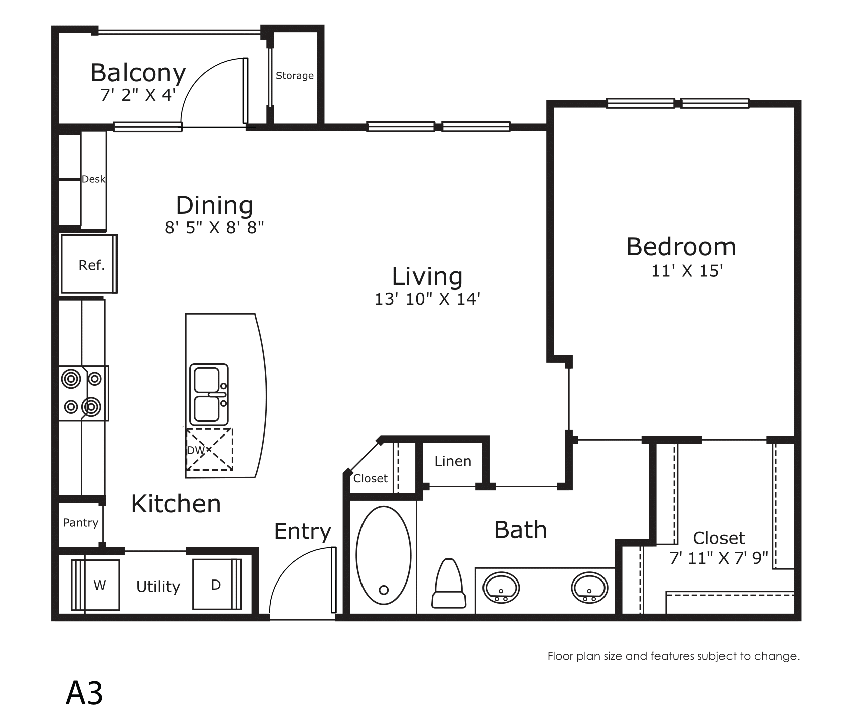 1 Bedroom Apartment – 24151 Bella Dolce Lane #32009, Katy, TX