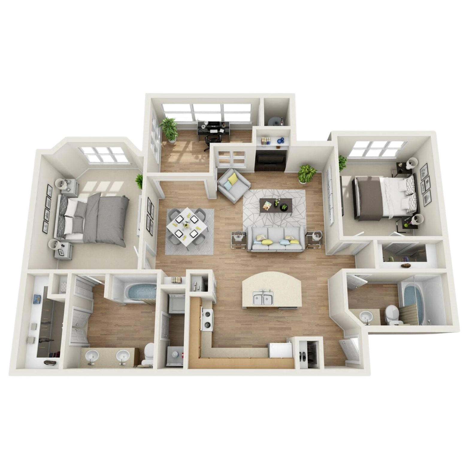 2 Bedroom Apartment – 22155 Wildwood Park Rd #0525, Richmond, TX