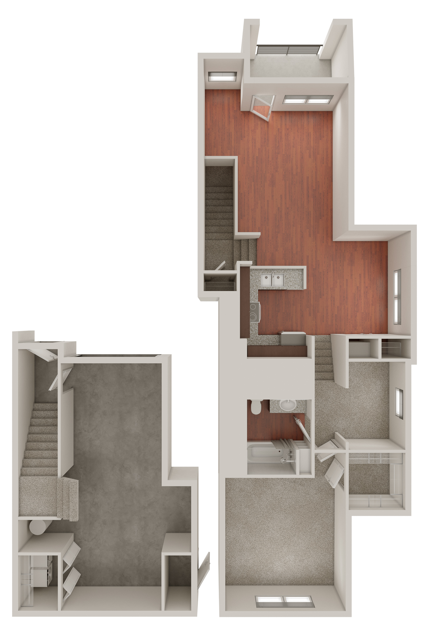 A3 Townhome Without Furniture