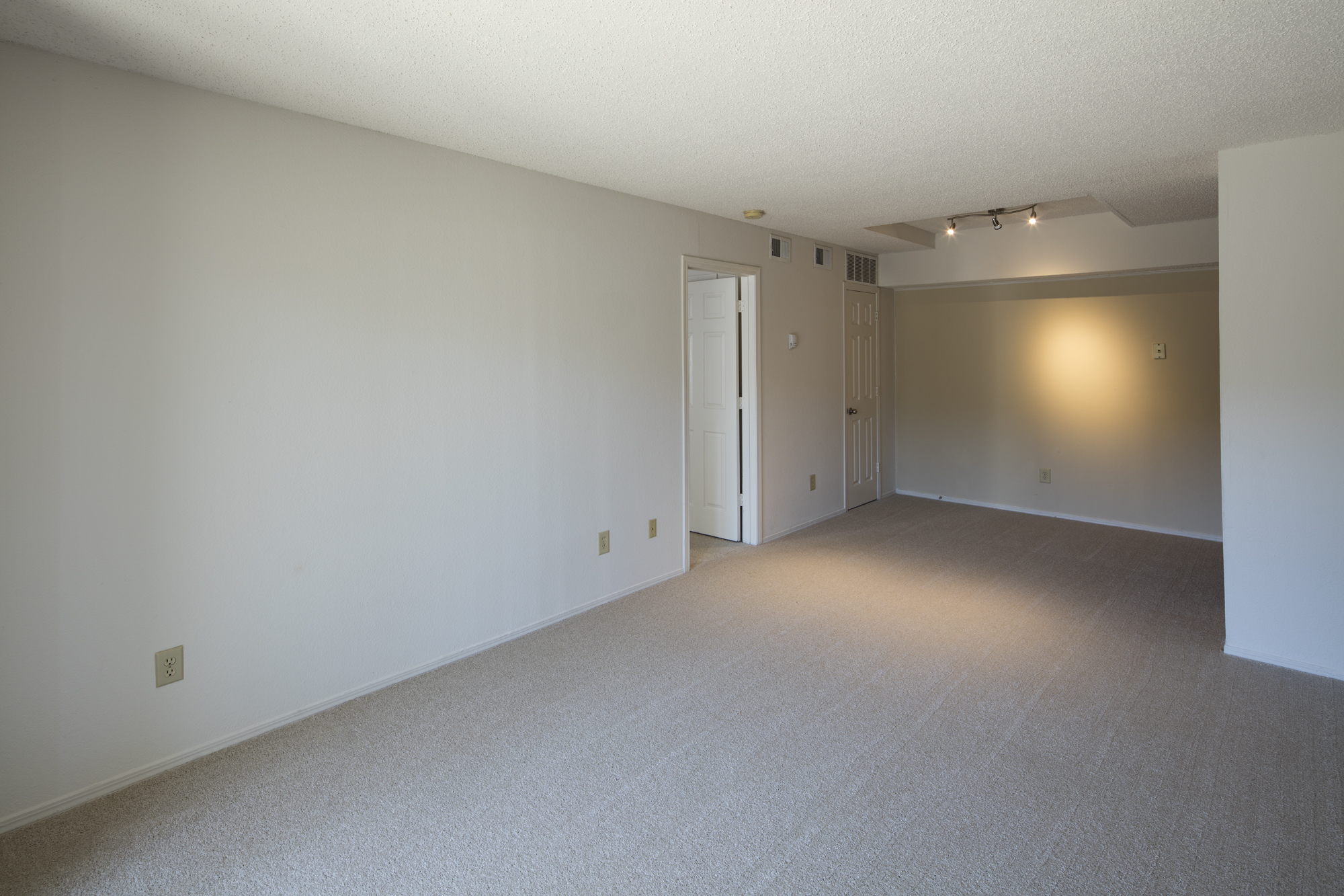 Coronado empty living room