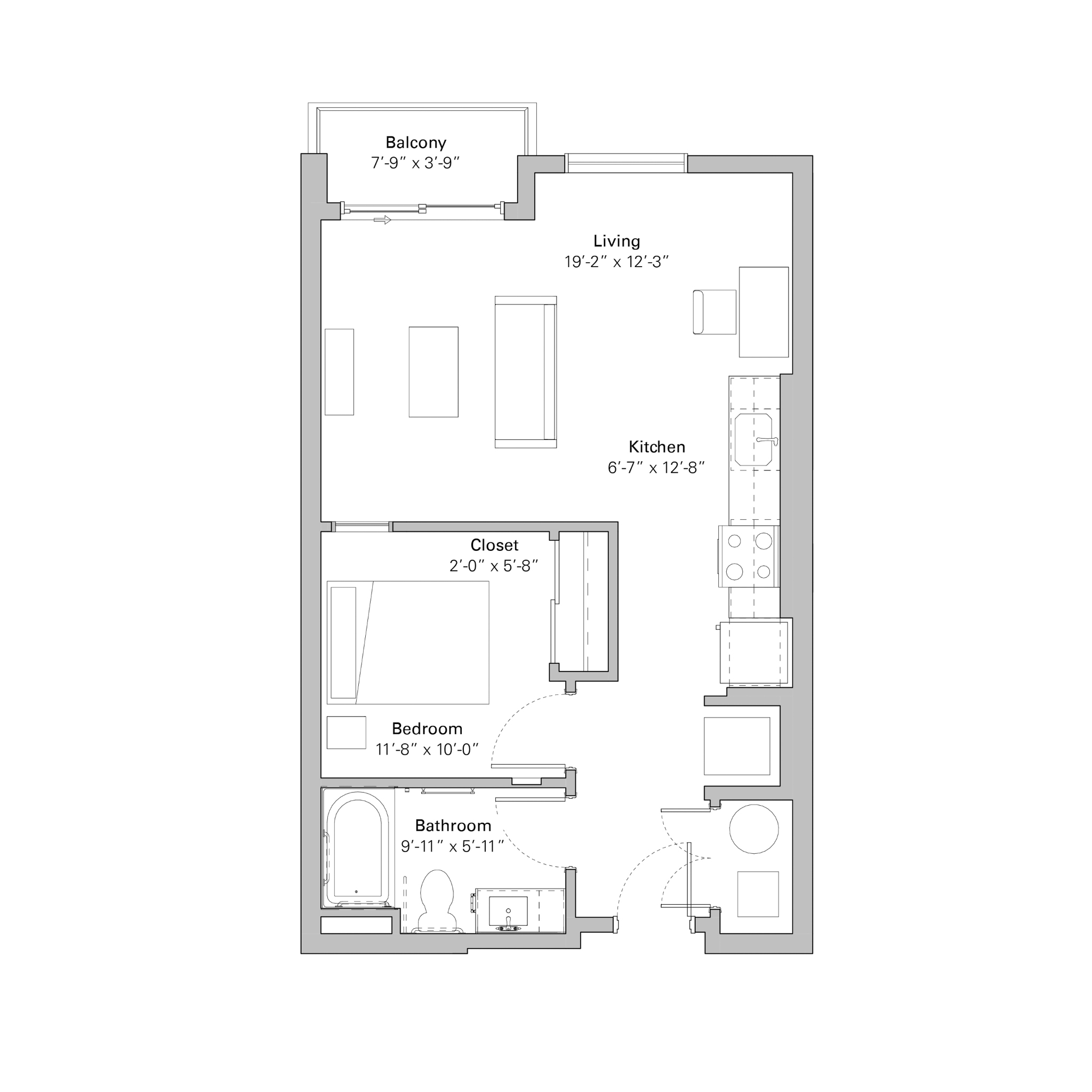 Modern Apartments in Mesa | Melody on Main