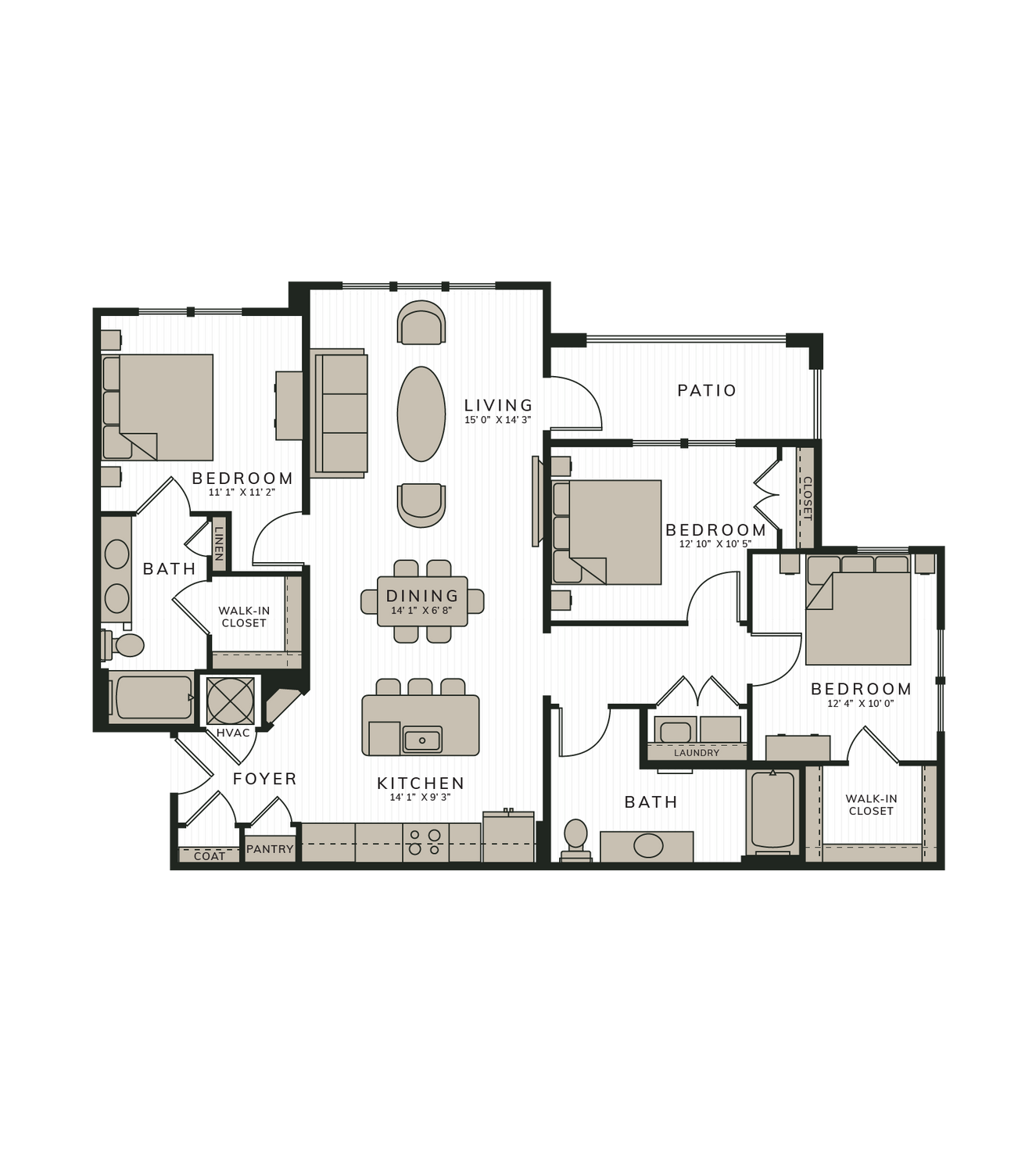 The Scarlet-ADA | 3 Bed | 2 Bath Image
