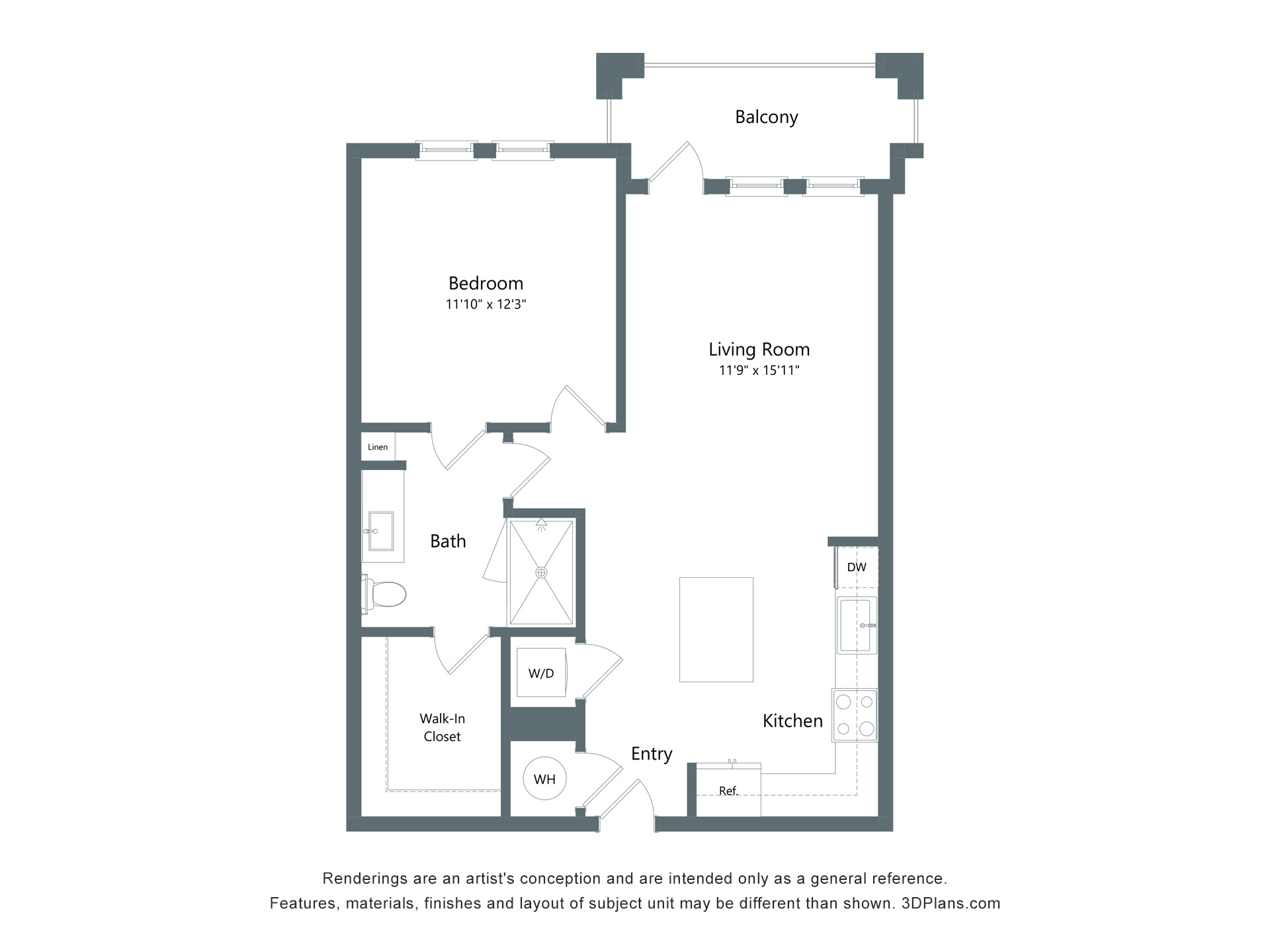 The Drift | 1 Bed | 1 Bath Image