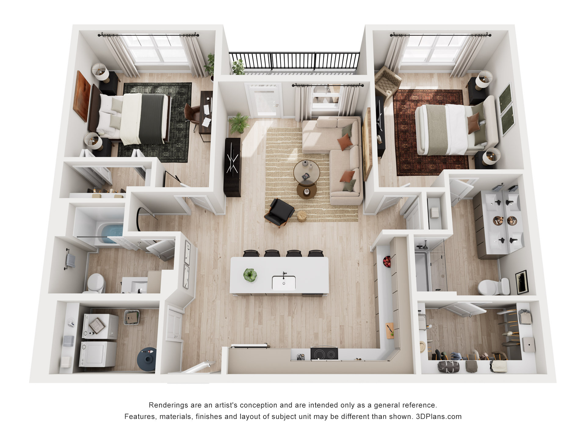 The Wishbone  | 2 Bed | 2 Bath Image
