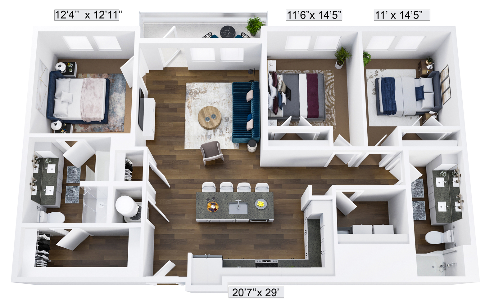 Gratefully | 3 Bed | 2 Bath Image