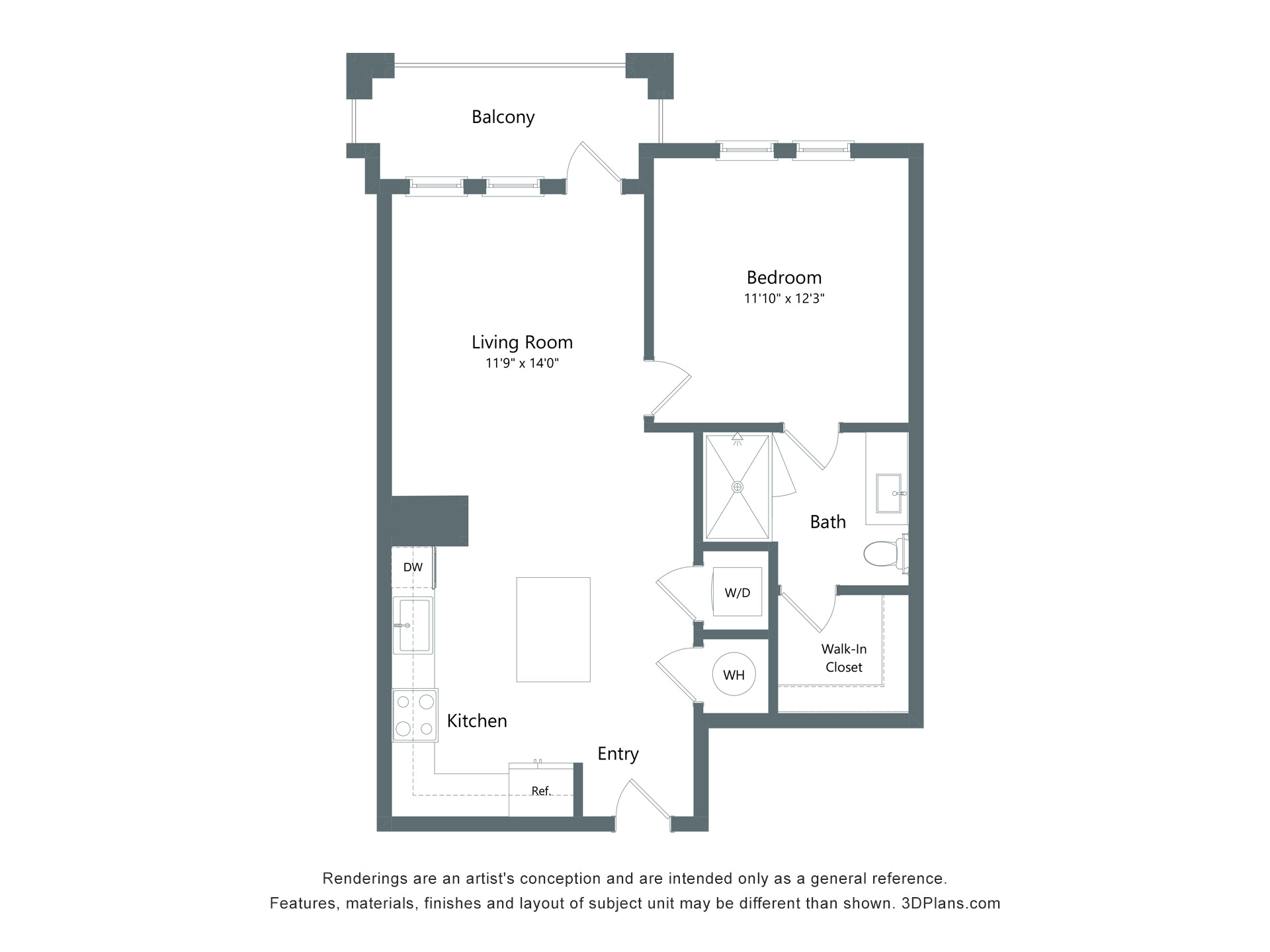 The Dune | 1 Bed | 1 Bath Image