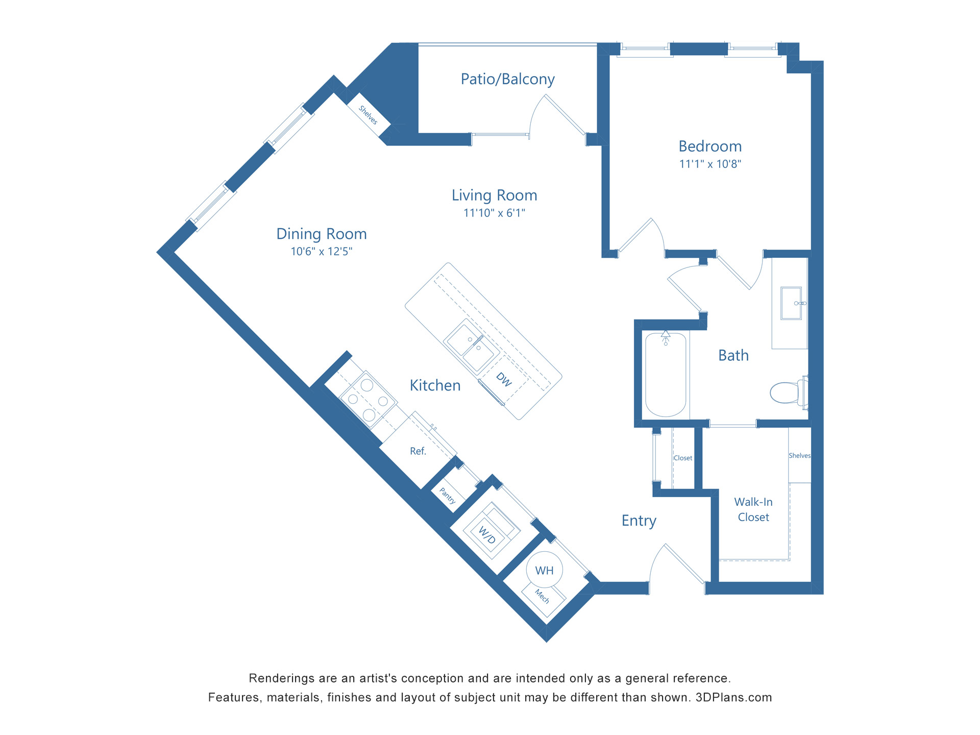 A7 | 1 Bed | 1 Bath Image