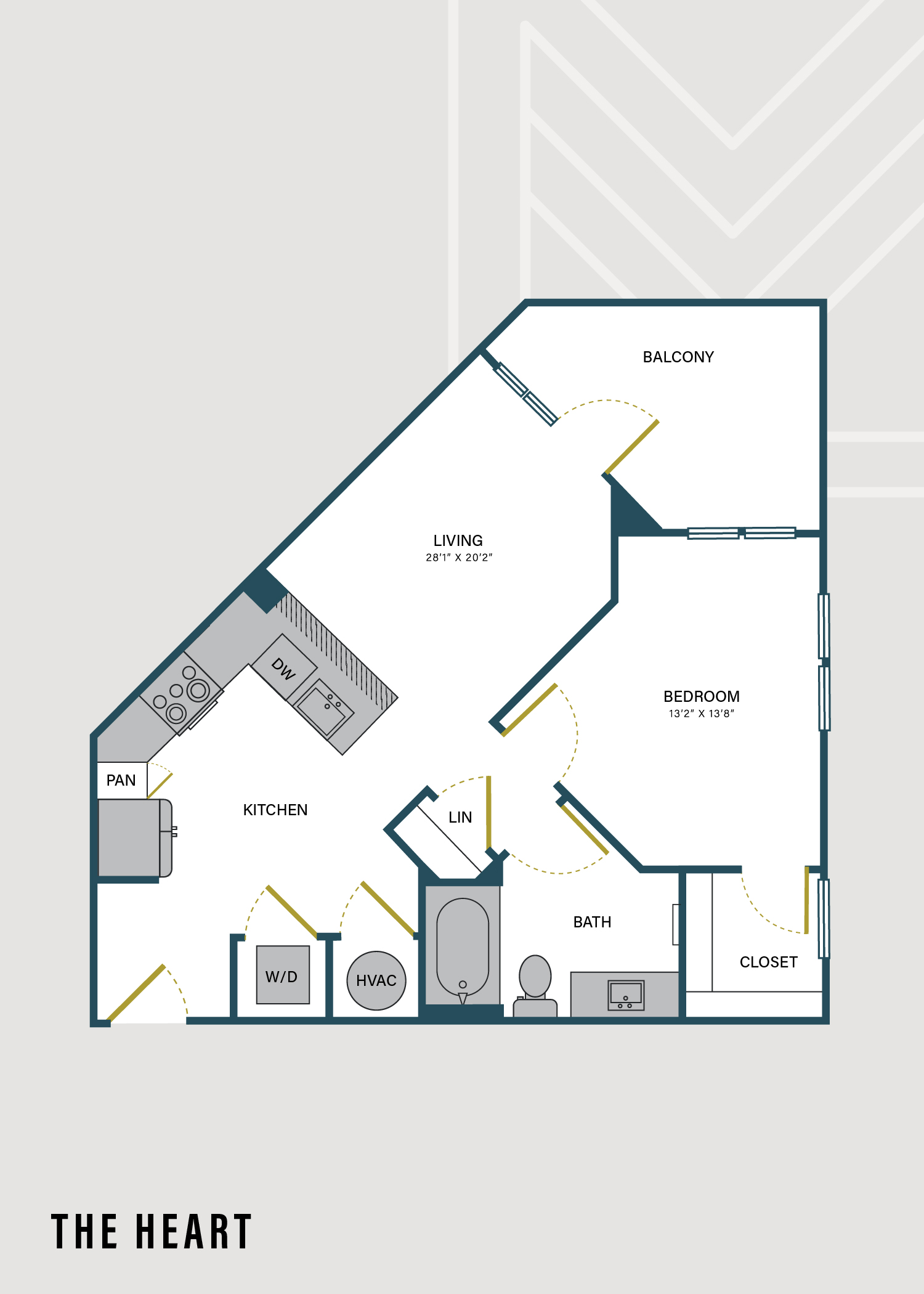 The Heart | 1 Bed | 1 Bath Image