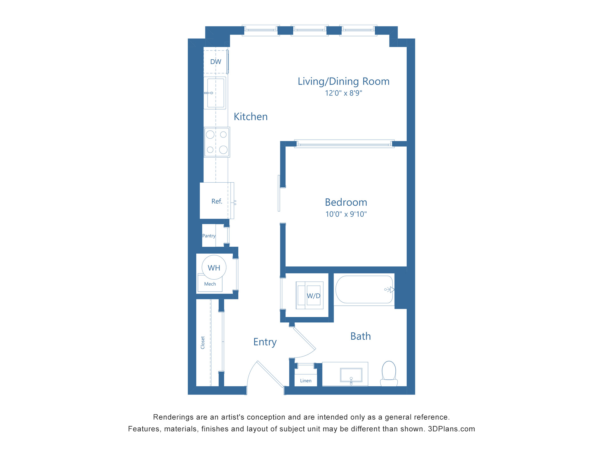 A0.2 | 1 Bed | 1 Bath Image