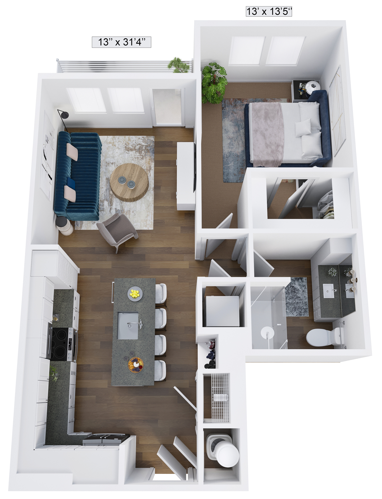 Truly | 1 Bed | 1 Bath Image