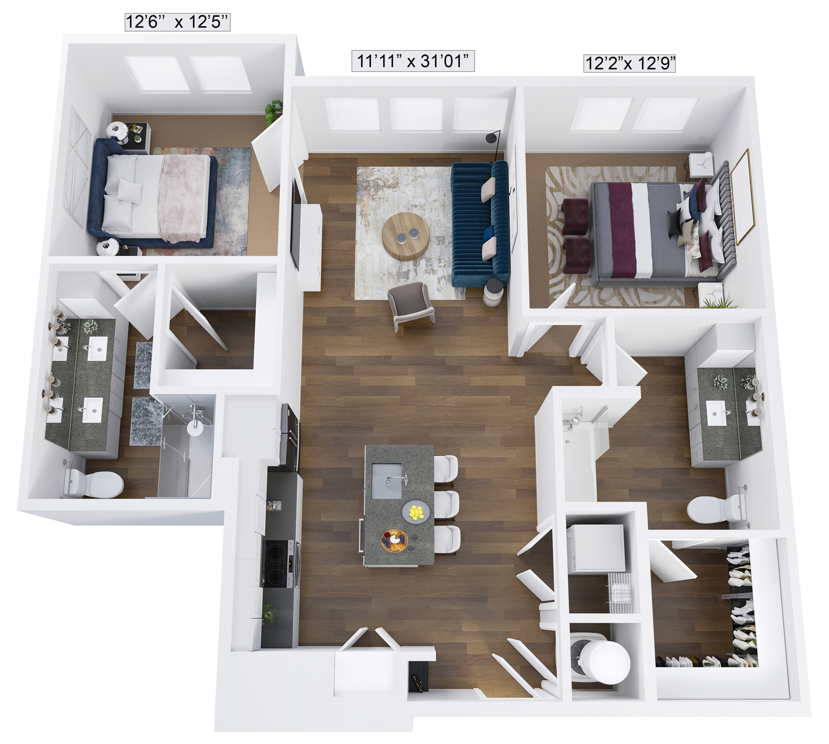 Affectionately | 2 Bed | 2 Bath Image