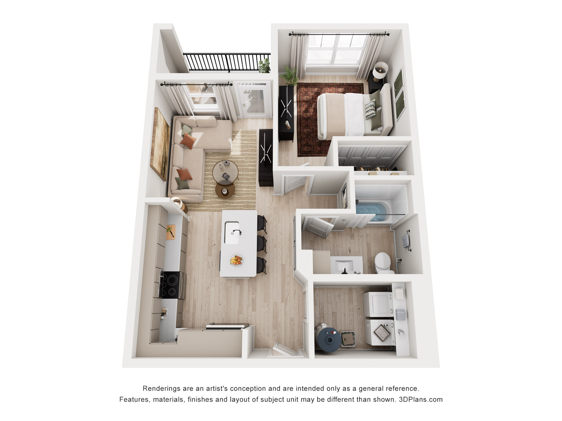 The Firefly | 1 Bed | 1 Bath Image