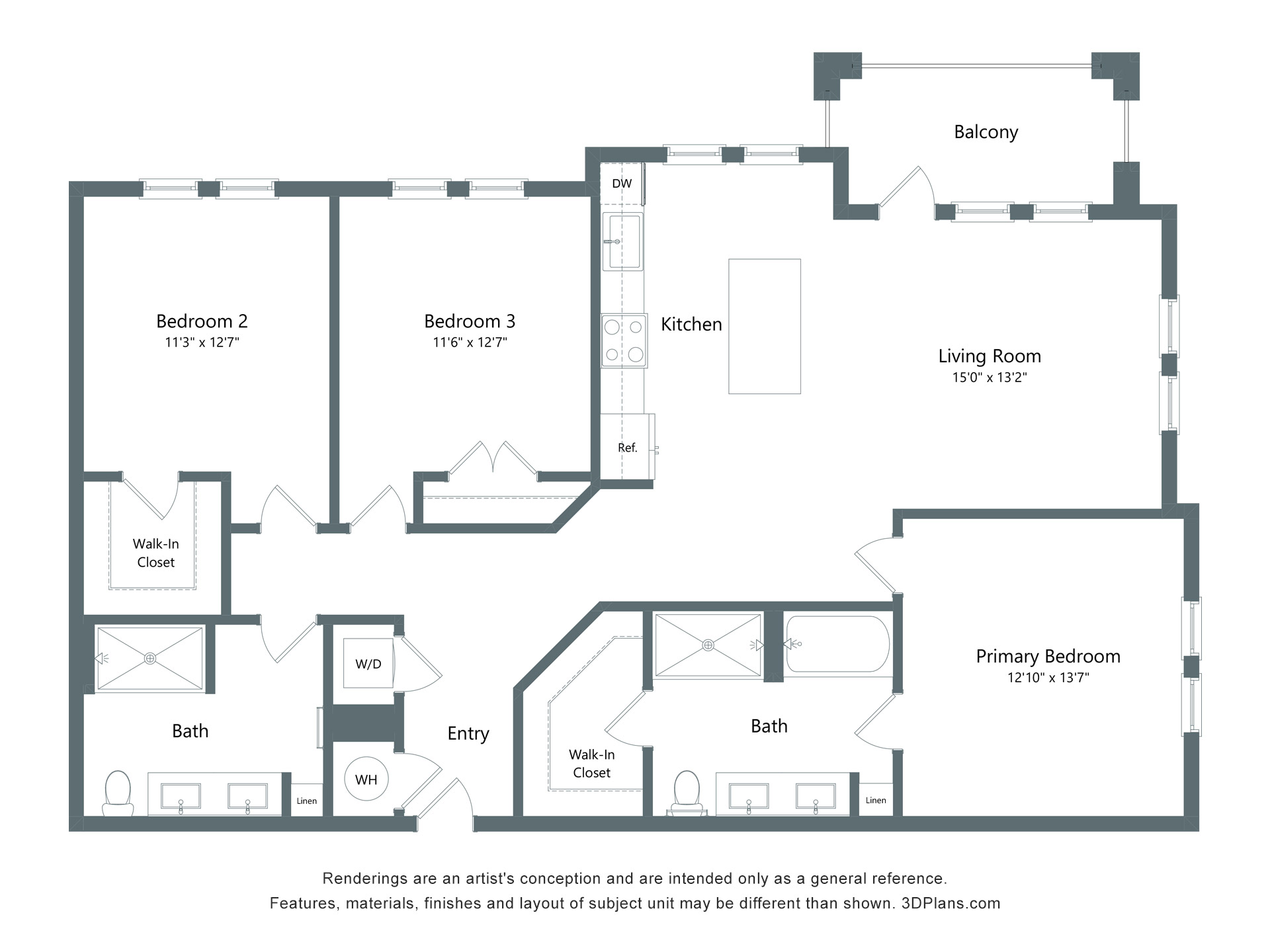 The Harbor | 3 Bed | 2 Bath Image