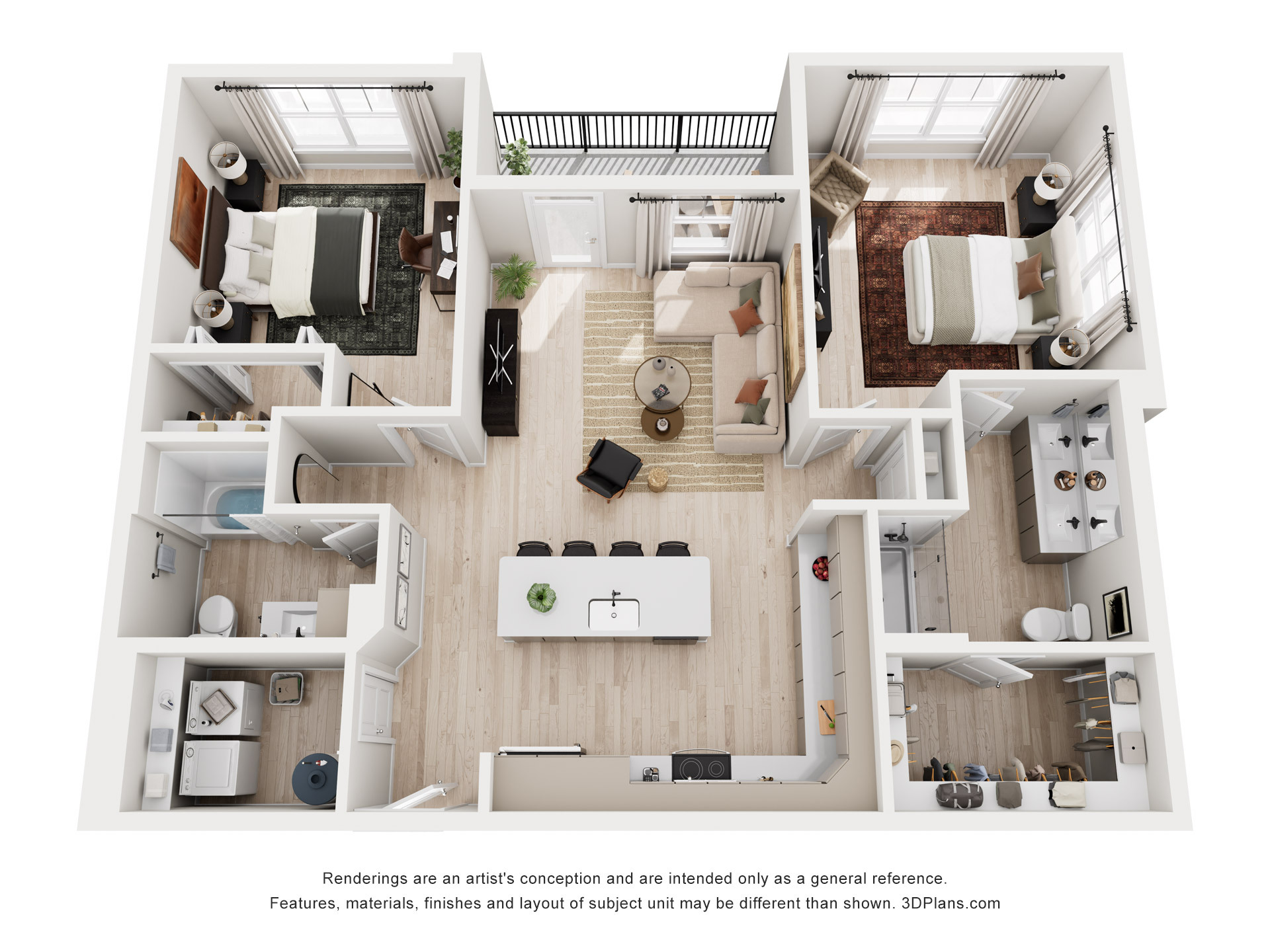 The Clover | 2 Bed | 2 Bath Image