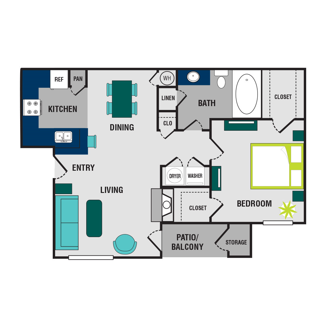 1BED 1BATH - Upgraded_