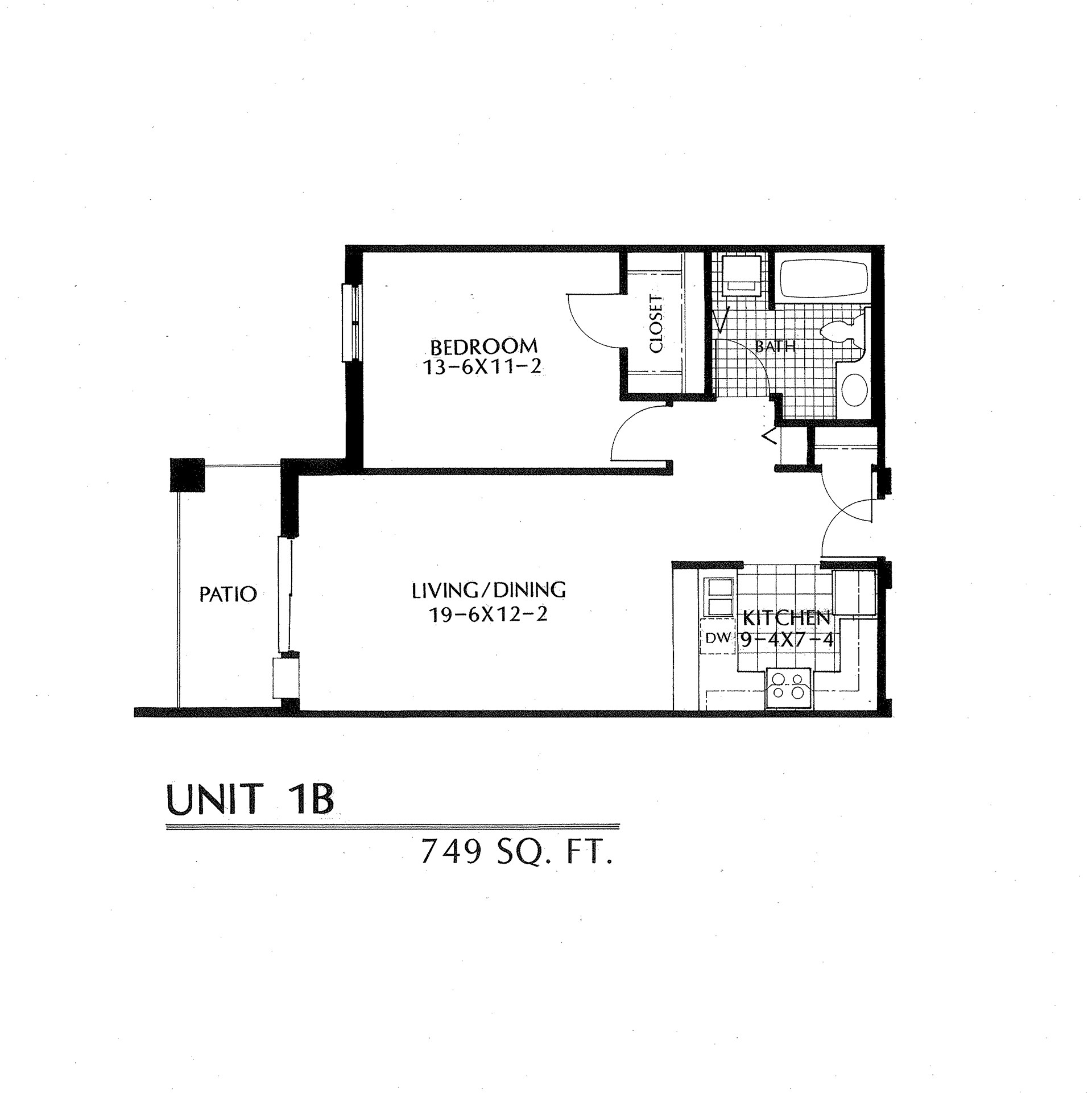 Floor Plan 1B