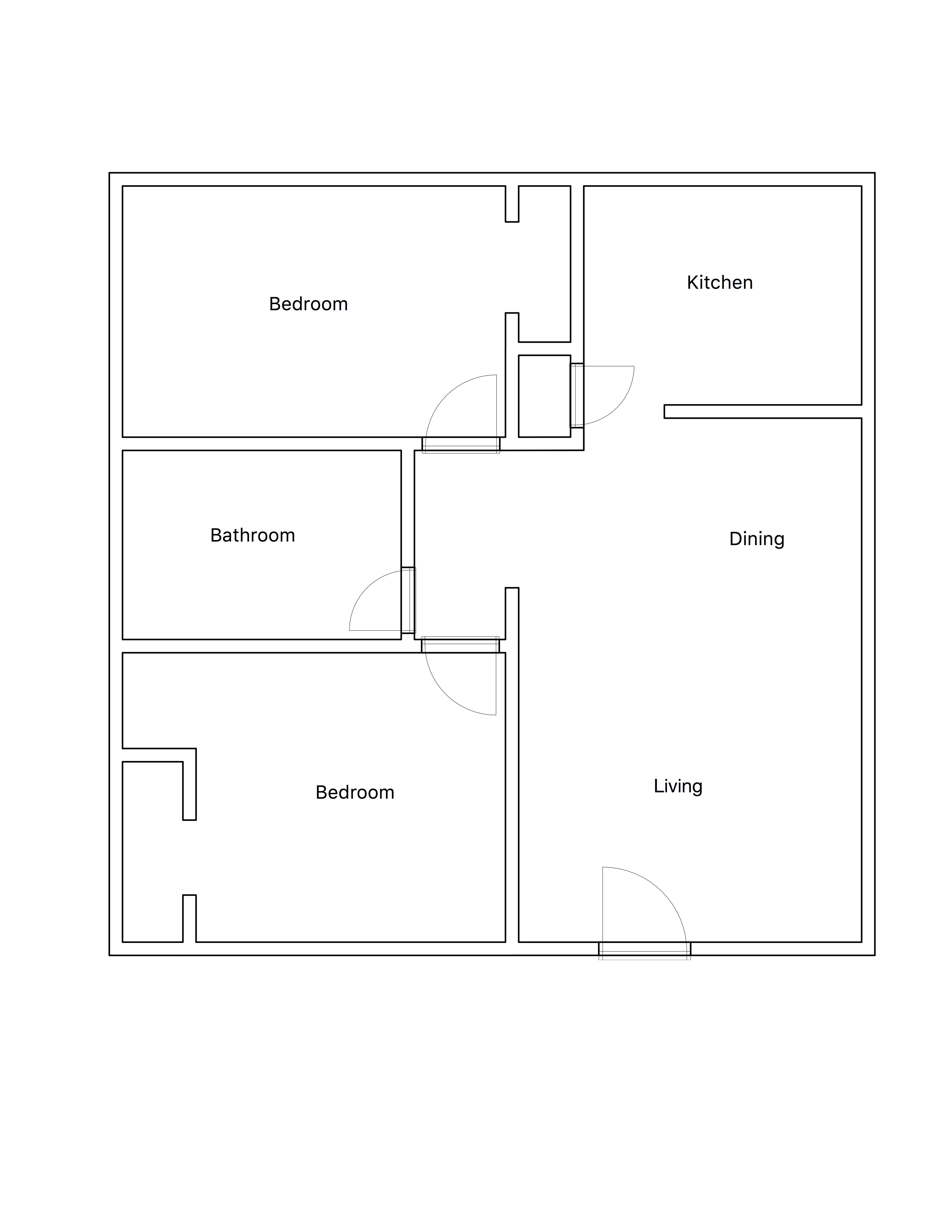 2 Bedroom Apartment – 816 Oak Street #72, Houston, TX