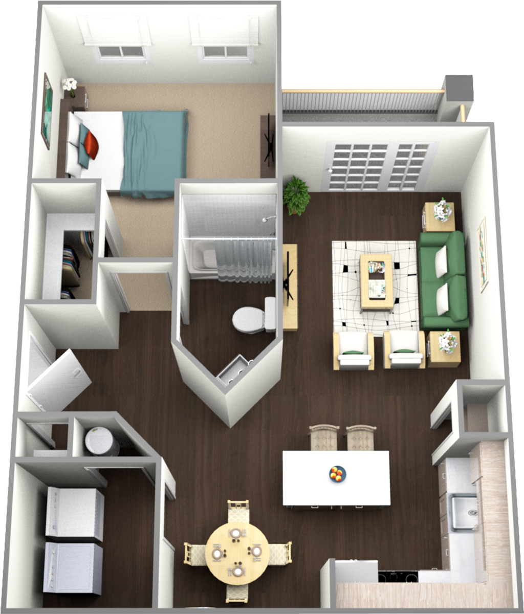 1 Bedroom Floor Plan.png